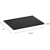image:imageYAMAZAKI Home Tower SinkSide Draining Mat  Kitchen Dish Rack Tray Drainer  Abs PlasticBlack