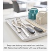 image:imageYAMAZAKI Home Tower SinkSide Draining Mat  Kitchen Dish Rack Tray Drainer  Abs PlasticWhite