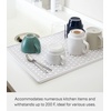 image:imageYAMAZAKI Home Tower SinkSide Draining Mat  Kitchen Dish Rack Tray Drainer  Abs PlasticWhite