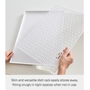 image:imageYAMAZAKI Home Tower SinkSide Draining Mat  Kitchen Dish Rack Tray Drainer  Abs PlasticWhite