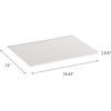 image:imageYAMAZAKI Home Tower SinkSide Draining Mat  Kitchen Dish Rack Tray Drainer  Abs PlasticWhite