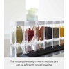 image:imageYAMAZAKI Home Tower Spice Shaker Jar Seasoning Container Bottle  Plastic White