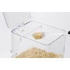 image:imageYAMAZAKI Home Tower Spice Storage Container  Large  Abs Plastic  275 Cups 650 Milliliters  Clear ABS plastic spice storage container with easyopen lid Generous 275cup capacity includes measuring spoon and labelsWhite