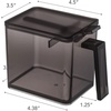 image:imageYAMAZAKI Home Tower Spice Storage Container  Large  Abs Plastic  275 Cups 650 Milliliters  Clear ABS plastic spice storage container with easyopen lid Generous 275cup capacity includes measuring spoon and labelsBlack