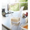 image:imageYAMAZAKI Home Tower Spice Storage Container  Large  Abs Plastic  275 Cups 650 Milliliters  Clear ABS plastic spice storage container with easyopen lid Generous 275cup capacity includes measuring spoon and labelsWhite