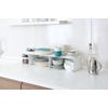 image:imageYAMAZAKI Home Tower Stackable Kitchen Rack  Storage Organizer Counter Shelf  Small  Steel  Stack Up To Two  Small steel kitchen storage rack Shelf Risers Stack up to 2 Built for daily use Helps keep everyday spaces organizedWhite