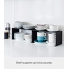 image:imageYAMAZAKI Home Tower Stackable Kitchen Rack  Storage Organizer Counter Shelf  Small  Steel  Stack Up To Two  Small steel kitchen storage rack Shelf Risers Stack up to 2 Built for daily use Helps keep everyday spaces organizedBlack