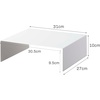 image:imageYAMAZAKI Home Tower Steel Under Cabinet Bottom Shelf Storage Organizer Set of 2 Dish Riser for Under Sink Or Kitchen Pantry Or Counter  Steel   Steel cabinet shelf risers Set of 2 storage organizer maximizes space A smart fit for modern homes Built for everyday useWhite