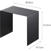 image:imageYAMAZAKI Home Tower Steel Under Cabinet Storage Organizer for Dishes Pots Or Pans  Set of 2  Kitchen Pantry  Steel   Durable steel undercabinet organizers Set of 2 risers ideal for organizing dishes pots or pans in your kitchen pantryBlack