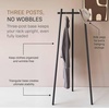 image:imageYAMAZAKI Home Tower TriPost Coat Rack  Freestanding Steel Coat Tree With Side Pegs 3Leg Standing Coat Hanger For Entryway Hallway Bedroom 60  SteelBlack