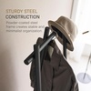 image:imageYAMAZAKI Home Tower TriPost Coat Rack  Freestanding Steel Coat Tree With Side Pegs 3Leg Standing Coat Hanger For Entryway Hallway Bedroom 60  SteelBlack