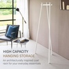 image:imageYAMAZAKI Home Tower TriPost Coat Rack  Freestanding Steel Coat Tree With Side Pegs 3Leg Standing Coat Hanger For Entryway Hallway Bedroom 60  SteelWhite