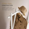 image:imageYAMAZAKI Home Tower TriPost Coat Rack  Freestanding Steel Coat Tree With Side Pegs 3Leg Standing Coat Hanger For Entryway Hallway Bedroom 60  SteelWhite