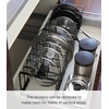 image:imageYAMAZAKI Home Tower Under Sink Pot Lids And Frying Pan Storage Kitchen Drawer Organizer Rack  SteelBlack