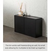 image:imageYAMAZAKI Home Tower Wall Mounted Storage Or Trash Bin With Tray Small Wastebasket With Lid Bathroom Or Kitchen Organizer  Abs Plastic