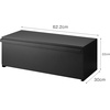image:imageYAMAZAKI Home Tower Wide Bread Box Keeper Holder Container Metal Bread Holder Saver Large Counter Storage  SteelBlack