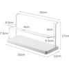 image:imageYAMAZAKI Home TwoTier Bottle Drying Rack with Drainage Tray Stand White  Twotier bottle drying rack with an elevated drainage tray to prevent spillage Designed for convenient home organizationWhite