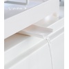 image:imageYAMAZAKI Home Wire Dish Drainer Rack with Removable Drainer Tray with Drainage Spout Utensils Holder Steel Draining Spout Water Resistant No Assembly Req  Wire dish drainer rack with a removable tray Features a builtin drainage spout Convenient storage solution for utensilsWhite