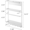 image:imageYAMAZAKI home 2560 Kitchen RackMagnetic Storage Holder amp Organizer One Size White  Magnetic refrigerator organizer and wall holder for spices and paper towels Adds practical everyday storage Saves space