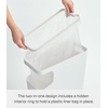 image:imageYAMAZAKI home Tower Side table and Trash can BlackWhite
