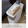 image:imageYAMAZAKI home Tower Side table and Trash can BlackWhite