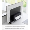 image:imageYamazaki 1999 Placemat Stand White Approx W118 x D26 x H104 inches 30 x 65 x 265 cm Tower Placemat Storage Tray Storage Round CompatibleBlack