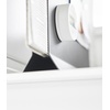 image:imageYamazaki 1999 Placemat Stand White Approx W118 x D26 x H104 inches 30 x 65 x 265 cm Tower Placemat Storage Tray Storage Round CompatibleBlack