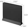 image:imageYamazaki 1999 Placemat Stand White Approx W118 x D26 x H104 inches 30 x 65 x 265 cm Tower Placemat Storage Tray Storage Round CompatibleBlack