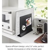 image:imageYamazaki 1999 Placemat Stand White Approx W118 x D26 x H104 inches 30 x 65 x 265 cm Tower Placemat Storage Tray Storage Round CompatibleBlack