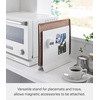 image:imageYamazaki 1999 Placemat Stand White Approx W118 x D26 x H104 inches 30 x 65 x 265 cm Tower Placemat Storage Tray Storage Round CompatibleWhite