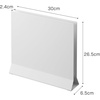 image:imageYamazaki 1999 Placemat Stand White Approx W118 x D26 x H104 inches 30 x 65 x 265 cm Tower Placemat Storage Tray Storage Round CompatibleWhite