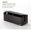 image:imageYamazaki Home Cable Management Box  Cord Organizer Box with Lid Minimalist Cable Storage for Office ABS Plastic  Sleek cable storage container for office spaces Removable lid prevents dust buildup Helps keep everyday tech organizedBrown