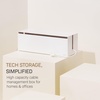 image:imageYamazaki Home Cable Management Box  Cord Organizer Box with Lid Minimalist Cable Storage for Office ABS Plastic  Sleek cable storage container for office spaces Removable lid prevents dust buildup Helps keep everyday tech organizedWhite