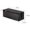 image:imageYamazaki Home Cable Management Box  Cord Organizer Box with Lid Minimalist Cable Storage for Office ABS Plastic  Sleek cable storage container for office spaces Removable lid prevents dust buildup Helps keep everyday tech organizedBrown