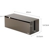 image:imageYamazaki Home Cable Management Box  Cord Organizer Box with Lid Minimalist Cable Storage for Office ABS Plastic  Sleek cable storage container for office spaces Removable lid prevents dust buildup Helps keep everyday tech organizedTaupe