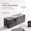 image:imageYamazaki Home Cable Management Box  Cord Organizer Box with Lid Minimalist Cable Storage for Office ABS Plastic  Sleek cable storage container for office spaces Removable lid prevents dust buildup Helps keep everyday tech organizedBrown