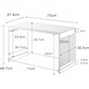 image:imageYamazaki Home Kitchen Appliance Rack Microwave Stand With Steel Side Panel Adjustable Shelves Hooks amp Storage For Countertops Small Kitchen Organizer Modern Minimal Design  Steel  Microwave stand with steel side panel Small kitchen spacesaver with modern minimal design Adds practical everyday storageWhite