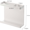 image:imageYamazaki Home Magnet Wrap or Aluminim Foil Holder  Kitchen Storage Magnetic Organizer  Steel  Sleek steel magnetic wrap organizer A smart fit for modern homes Designed for convenient home organization Saves space