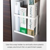 image:imageYamazaki Home Magnet Wrap or Aluminim Foil Holder  Kitchen Storage Magnetic Organizer  Steel  Sleek steel magnetic wrap organizer A smart fit for modern homes Designed for convenient home organization Saves space