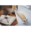 image:imageYamazaki Home Magnetic Coffee Filter Case Size 04 Steel and Wood White  Magnetic coffee filter storage organizer holder container and dispenser Holds size 04 filters Modern Spacesaving designOne Size