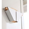 image:imageYamazaki Home Magnetic Coffee Filter Case Size 04 Steel and Wood White  Magnetic coffee filter storage organizer holder container and dispenser Holds size 04 filters Modern Spacesaving design4