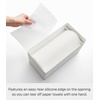 image:imageYamazaki Home Rin Kitchen Paper Holder Rin L  OneHanded Tear Design Concealed Storage Fits Rolls Up To 6  Steel  WoodAsh
