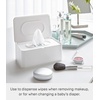 image:imageYamazaki Home Smart Wet Tissue Case  Flushable Wet Wipes Holder Dispenser Storage Box Container for Bathroom  Abs PlasticWhite
