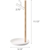 image:imageYamazaki Home Tosca Banana Hanger  Steel  Wood  Elegant banana hanger prevents bruising and keeps fruit fresh longer Durable steel and wood construction Minimalist designWhite