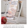 image:imageYamazaki Home Tosca Cookbook Stand  Kitchen Cooking Recipe Holder for Counter  Steel  Wood  Elegant kitchen cooking recipe holder for counters Adds practical everyday storage Helps keep everyday spaces organizedWhite