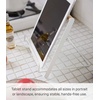 image:imageYamazaki Home Tosca Cookbook Stand  Kitchen Cooking Recipe Holder for Counter  Steel  Wood  Elegant kitchen cooking recipe holder for counters Adds practical everyday storage Helps keep everyday spaces organizedWhite