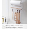 image:imageYamazaki Home Tosca Magnetic Kitchen Storage Rack  Refrigerator Organizer Wall Holder
