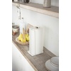 image:imageYamazaki Home Tosca OneHanded Tear Paper Towel Holder  Kitchen Storage Rack  Steel  WoodWhite