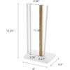 image:imageYamazaki Home Tosca OneHanded Tear Paper Towel Holder  Kitchen Storage Rack  Steel  WoodWhite