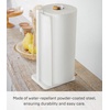 image:imageYamazaki Home Tosca OneHanded Tear Paper Towel Holder  Kitchen Storage Rack  Steel  WoodWhite